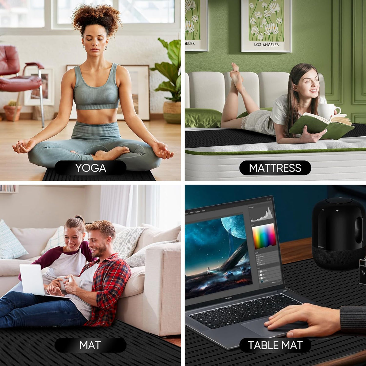 GRONDY™ DR RECOMMENDED GROUNDING MAT FOR BED